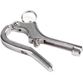 الفولاذ المقاوم للصدأ 316 خطاف البجع M6 درجة خيط الدورة من 1 درجة بحرية in Kuwait