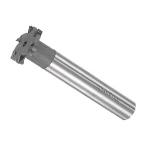 T-Slot Milling Cutters, 6 Flutes 1.18" Cutting Dia 0.16" Depth, Straight Tungsten Carbide Tip T-Slot End Mill- (Applications: for Copper Milling)