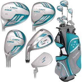Tour Edge Golf LH Lady Edge Starter Set W/Stand Bag (Left Handed)