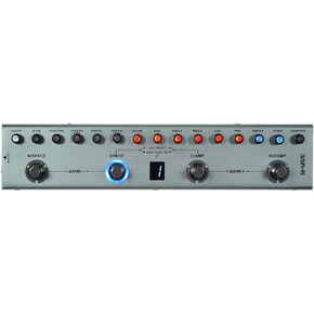Multi Effects Guitar Pedal For Bass, 36 Editable Presets, Chorus, Delay, Reverb, MOD, IR Loading, Recording, Tuner, Built-in Battery, BT Connection - Digital Electric Bass Effector, TANK B