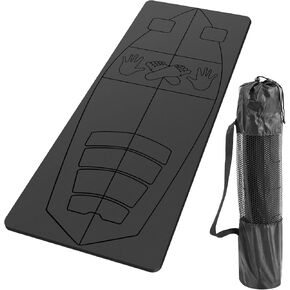 6 x 2.2 ft Surf Mat with Storage Bag Surfing Training Yoga Mats Non-slip Rubber Training Mat Surf Accessories for Women Men Kids Workouts and Surf Training Indoors