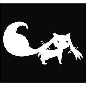 Kyubey Puella Magi Madoka Magica Anime Car Window Wall Macbook Notebook Laptop Vinyl Decal
