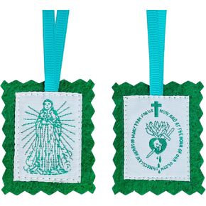 Scapulars Catholic,Brown Scapular Of Our Lady Of Mount Carmel,Escapularios Catolicos Scapular Catholic Necklaces Gift For House Blessing Door Hanger Home Protection,Mexican Home Catholic Decor