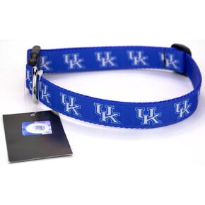 All Star Dogs Blue Kentucky Wildcats Ribbon Dog Collar - Medium