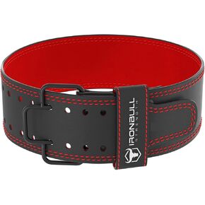 Quick Release Weightlifting Belt PRO - 7mm Fast Lever Lifting Belt - 4-inch Wide Suede Leather Back Support - For Powerlifting, Weight Training, Gym and Fitness
