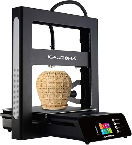 طابعة JGAURORA ثلاثية الأبعاد A5S إطار معدني مطور مقاس كبير 305x305x320 مللي متر خيوط ينفد الكشف عن استئناف الطباعة 110 فولت قابس أمريكي in Saudi Arabia