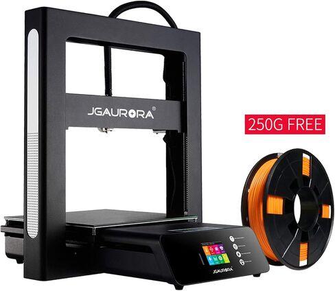 طابعة JGAURORA ثلاثية الأبعاد A5S إطار معدني مطور مقاس كبير 305x305x320 مللي متر خيوط ينفد الكشف عن استئناف الطباعة 110 فولت قابس أمريكي in Saudi Arabia
