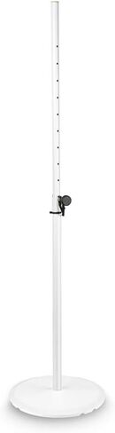 GRAVITY STANDS SSP WB SET 1 W Speaker Stand with Round Cast Iron Base (Qty 1 GSSPWB Set 1, GSP2342B) White in Saudi Arabia