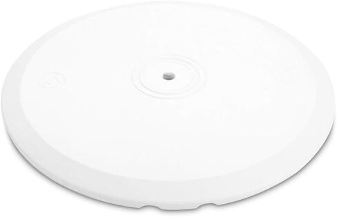 GRAVITY STANDS SSP WB SET 1 W Speaker Stand with Round Cast Iron Base (Qty 1 GSSPWB Set 1, GSP2342B) White in Saudi Arabia