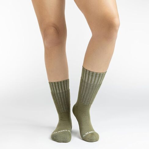جوارب Merrell للرجال والنساء للمشي لمسافات طويلة الحرارية - عبوة من 4 أزواج - حزام دعم قوس للجنسين ومزيج من الصوف in Saudi Arabia