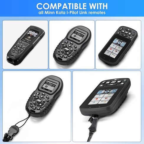 استبدال كابل الشحن لـ 1866460، متوافق مع أجهزة التحكم عن بعد Minn Kota i-Pilot Link، وكابل شحن محول USB وحبل مع استبدال Carabineer لـ 2390800، أسود in Kuwait