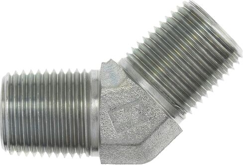 5501-06-06-FG تركيب أنبوب الكوع من الفولاذ المطروق 45 درجة، 3/8 بوصة -18 NPTF × 3/8 بوصة -18 خيط NPTF، 3/8 بوصة ذكر NPTF × 3/8 بوصة ذكر NPTF in Kuwait