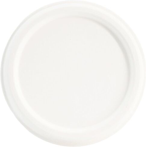 Lids for Responsible Products 2 oz Portion Cups, Tree-Less™ Compostable Molded Fiber Souffle Cup Lids, Extra Strength, Tree-Free and Made Without PFAS, White (50 Count) in Saudi Arabia