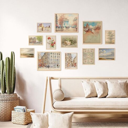 97 Decor Cottagecore Room Decor Aesthetic - Cottage Core Wall Decor, Dark Cottagecore Decor, Vintage Botanical Wall Art Print, Nature Mushroom Poster Animal Pictures for Bedroom (UNFRAMED) in Saudi Arabia