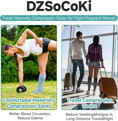 Wide Calf Compression Socks Women Men Plus Size 15-20mmhg Extra Large Compression Sock for Nurse Pregnancy Travel in Saudi Arabia
