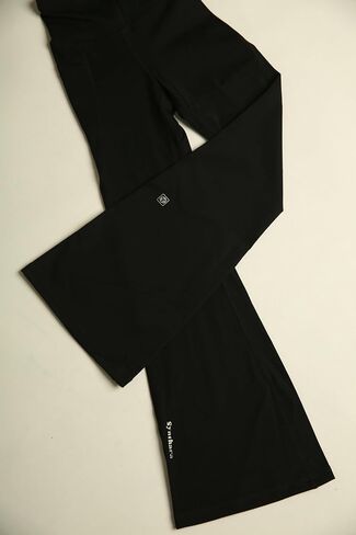 Girls' High Waisted Flare Leggings with Pockets: Soft, Stretchy Yoga Bootcut Pants for Girls, Dance and Workouts in Saudi Arabia