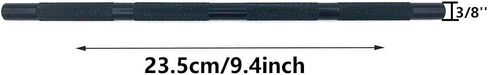 Straight Rod Percussion Cowbell Mount Rod for Drum Set Percussion Cowbell Mounting 3/8" Rods (Black) in Saudi Arabia