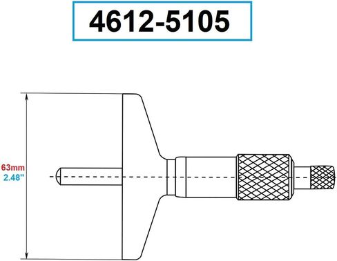 Dasqua 4612-5105 0-1" Depth Micrometer in Kuwait