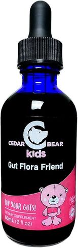 Cedar Bear Gut Flora Friend for Kids a Liquid Herbal Supplement That Settles Stomach Upsets, Reduces Gas, Strengthens, Stimulates and Supports The Immune System 2 Fl Oz in Saudi Arabia