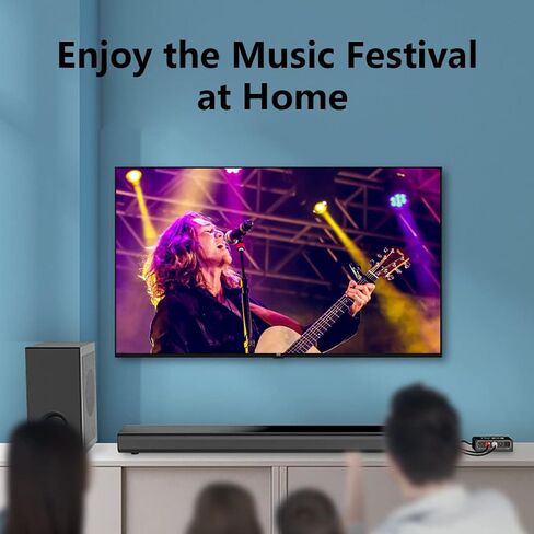 192kHz Digital to Analog Audio Converter with Volume Adjustable, Convert Coaxial/Optical Signal for PS4, Xbox, Blu-ray player to Output on RCA L/R, 3.5mm Audio Headphone Speaker in Kuwait