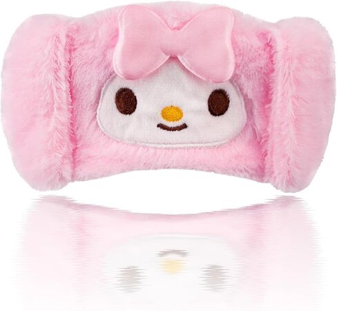 Kawaii Cartoon Sleep Eye Mask, Cute Plush Blackout Sleeping Mask Eye Cover for Kids Teens Girls Women (Kuro) in Saudi Arabia