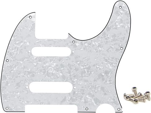 Red Tortoise 8 Holes SS Guitar Tele Pickguard Fit Fender Nashville Telecaster Pickguard Replacement in Saudi Arabia