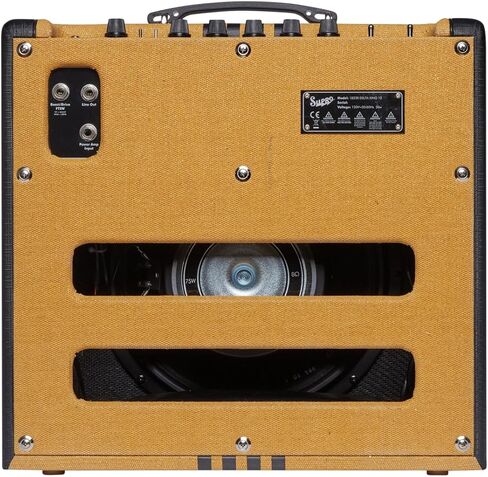 Supro Delta King 12 بوصة 1822RTB 15 وات 12AX7 جميع الأنابيب Preamp Combo Amp 1x12 تويد مع مضخم خطوط سوداء مع كابل Tonebird MXR وحزمة مفتاح القدم SFS2 in Kuwait