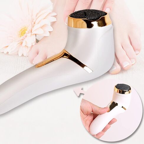 مزيل مسامير القدم الكهربائي مع مكنسة كهربائية قابلة لإعادة الشحن ومقاومة للماء، مجموعة أدوات باديكير لإزالة مسامير القدم in Kuwait