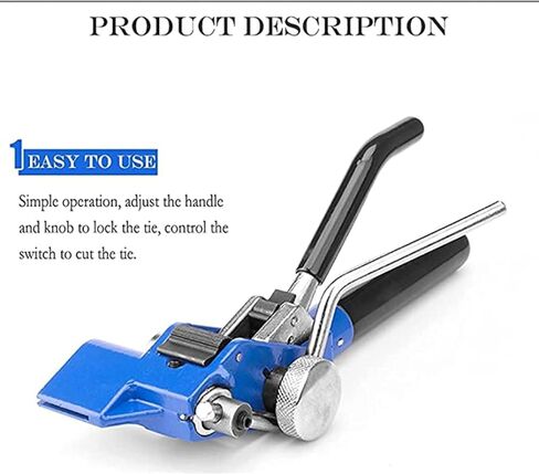 أدوات الربط من MYOYAY للربط من الفولاذ المقاوم للصدأ، مجموعة الربط من الفولاذ المقاوم للصدأ، كماشة يدوية، ربطات الكابلات اليدوية، أداة تثبيت الربط والعتاد in Kuwait