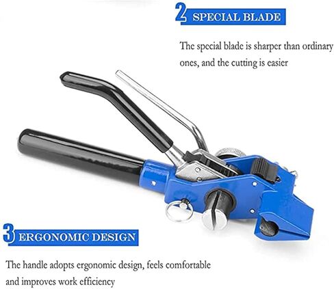 أدوات الربط من MYOYAY للربط من الفولاذ المقاوم للصدأ، مجموعة الربط من الفولاذ المقاوم للصدأ، كماشة يدوية، ربطات الكابلات اليدوية، أداة تثبيت الربط والعتاد in Kuwait