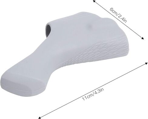 Road Brake Hoods, 1Pair Bike Brake Lever Handle Sleeves Protector Cover for ST?4700/5800/6800 Road (Black) in Saudi Arabia