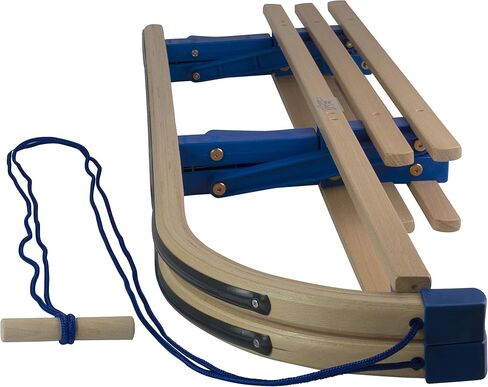 Wooden Folding Sledge – Authentic Design – Choice of Size, with or without Backrest – Renew with your childhood in Saudi Arabia