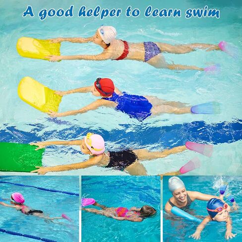 Gintenco Swim Fins, Kids Swim Training Fins for Lap Swimming, Travel Size Flippers with Mesh Bag, Silicone Swimming Fins for Kids Teens Adults Women Men in Saudi Arabia