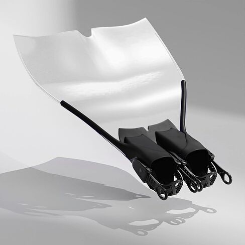 Hydra Monofin by Swea'm for Kids and Adults- Fully Adjustable (fits sizes 6½ - 9½) (CLEAR) in Saudi Arabia