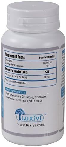 Astragaloside IV 98% Astragalus Root Extract Healthy Supplements from, 50mg/Cap 30caps in Saudi Arabia