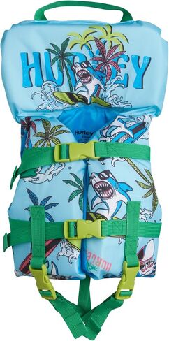 Hurley Infant Swim Vest - Kids Swim Training Vest with Head Support - Learn to Swim Jackets for Kids (1-4 Years, 24-66lbs) in Saudi Arabia