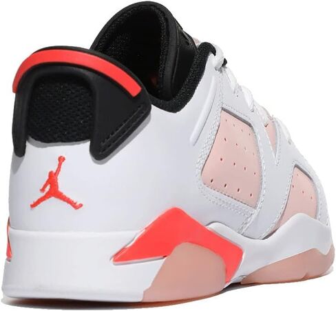 Jordan Girl's Jordan 6 Retro Low (Little Kid) White/Atmosphere/Infrared 23/Black 3 Little Kid M in Saudi Arabia