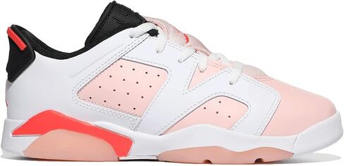 Jordan Girl's Jordan 6 Retro Low (Little Kid) White/Atmosphere/Infrared 23/Black 3 Little Kid M in Saudi Arabia