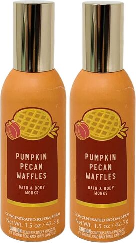 Bath and Body Works Pumpkin Pecan Waffles Concentrated Room Spray 2 Pack - 1.5 oz / 42.5 g in Saudi Arabia
