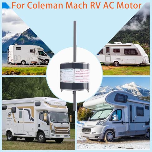 محرك مكيف الهواء RV مع استبدال مكثف لمحرك Coleman Mach RV AC يستبدل D1092 1468-306 1468-3069 7184-0156 7184-0432 1/3 HP 115 فولت 1675 دورة في الدقيقة in Kuwait