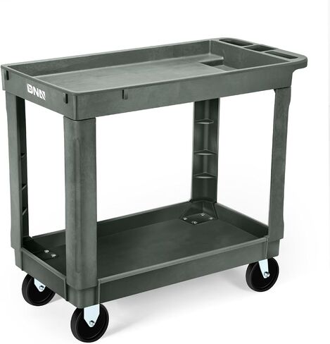 عربة أدوات دوارة ذات 3 أرفف من DNA MOTORING، مقاس 34x17x30.7 بوصة، عربات خدمة علوية مكونة من 3 طبقات صغيرة مع عجلات ومقبض تخزين لمدرسة فندق Warehouse Garage، TOOLS-00572 in Saudi Arabia