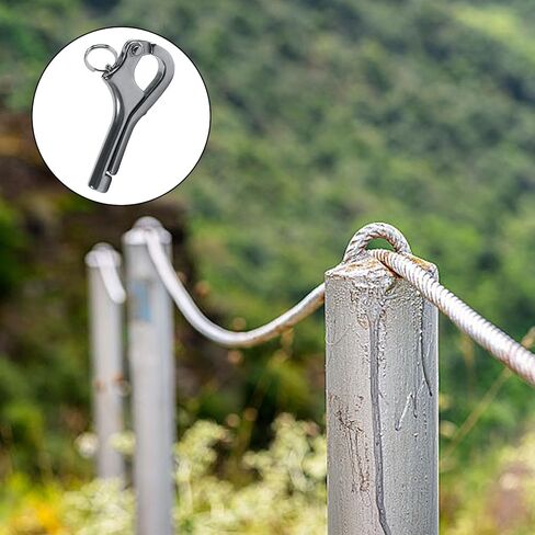 الفولاذ المقاوم للصدأ 316 خطاف البجع M6 درجة خيط الدورة من 1 درجة بحرية in Kuwait