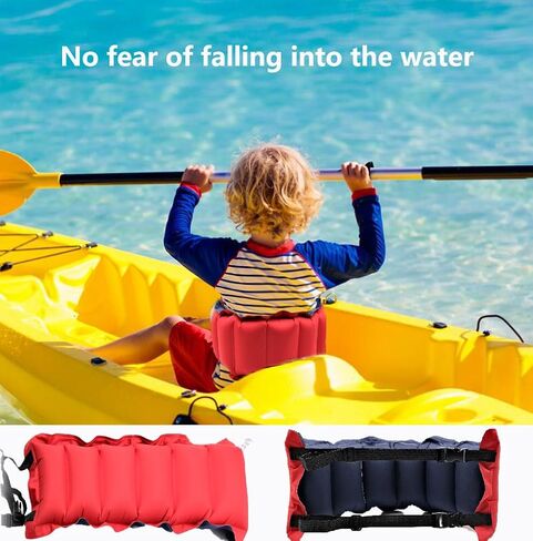 حزام سباحة قابل للنفخ، حزام تعويم للخصر، حزام سباحة محمول مع حزام قابل للتعديل لسلامة حمام السباحة وحزام عائم للتدريب على السباحة للأطفال والبالغين والمبتدئين in Kuwait