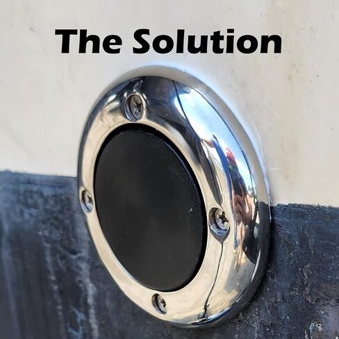 Boat Scupper Valve - Marine Grade 316 Stainless Steel Frame with Patent Pending Seal - SW1109 - Sold Individually in Saudi Arabia
