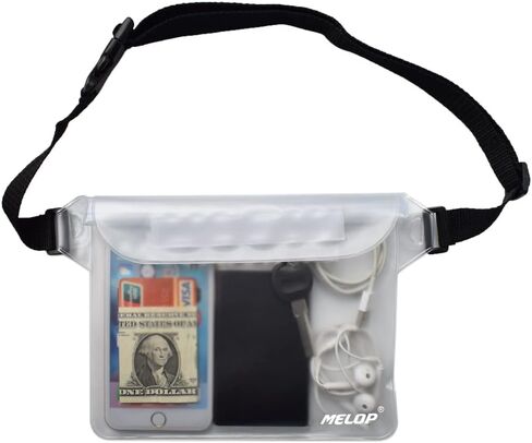 Waterproof Pouch Bag with Adjustable Shackle Strap Protect Phone and Items Dry and Clean from Water Submersion When Rainning Boating Swimming Kayaking Fishing Water Parks in Saudi Arabia