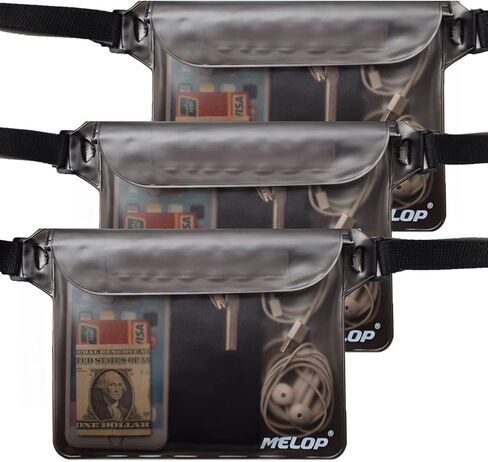 Waterproof Pouch Bag with Adjustable Shackle Strap Protect Phone and Items Dry and Clean from Water Submersion When Rainning Boating Swimming Kayaking Fishing Water Parks in Saudi Arabia