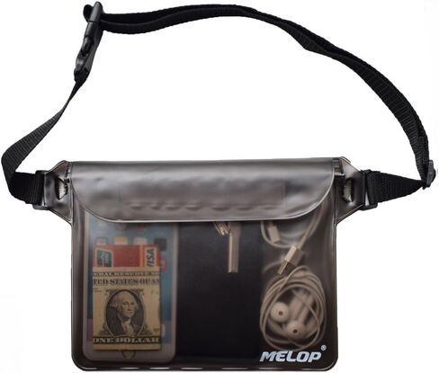 Waterproof Pouch Bag with Adjustable Shackle Strap Protect Phone and Items Dry and Clean from Water Submersion When Rainning Boating Swimming Kayaking Fishing Water Parks in Saudi Arabia