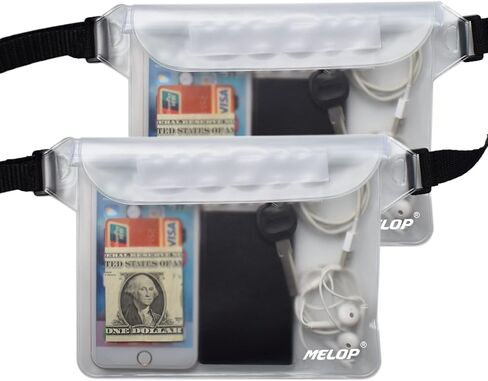 Waterproof Pouch Bag with Adjustable Shackle Strap Protect Phone and Items Dry and Clean from Water Submersion When Rainning Boating Swimming Kayaking Fishing Water Parks in Saudi Arabia