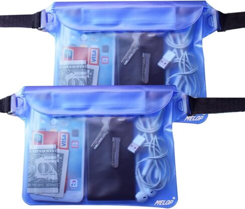 Waterproof Pouch Bag with Adjustable Shackle Strap Protect Phone and Items Dry and Clean from Water Submersion When Rainning Boating Swimming Kayaking Fishing Water Parks in Saudi Arabia
