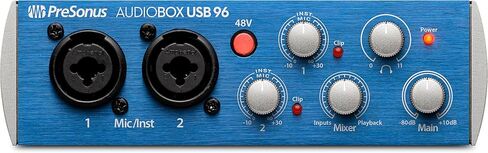 حزمة تسجيل PreSonus AudioBox 96 Studio USB 2.0 مع واجهة وسماعات رأس وميكروفون وبرنامج Studio One in Kuwait